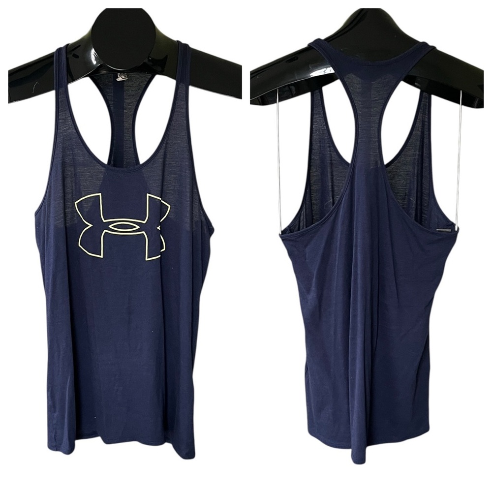 Under Armour Dark Blue Athletic Tank Top